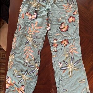 Roxy Teal Floral Skirt